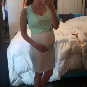 Maternity tie top dress